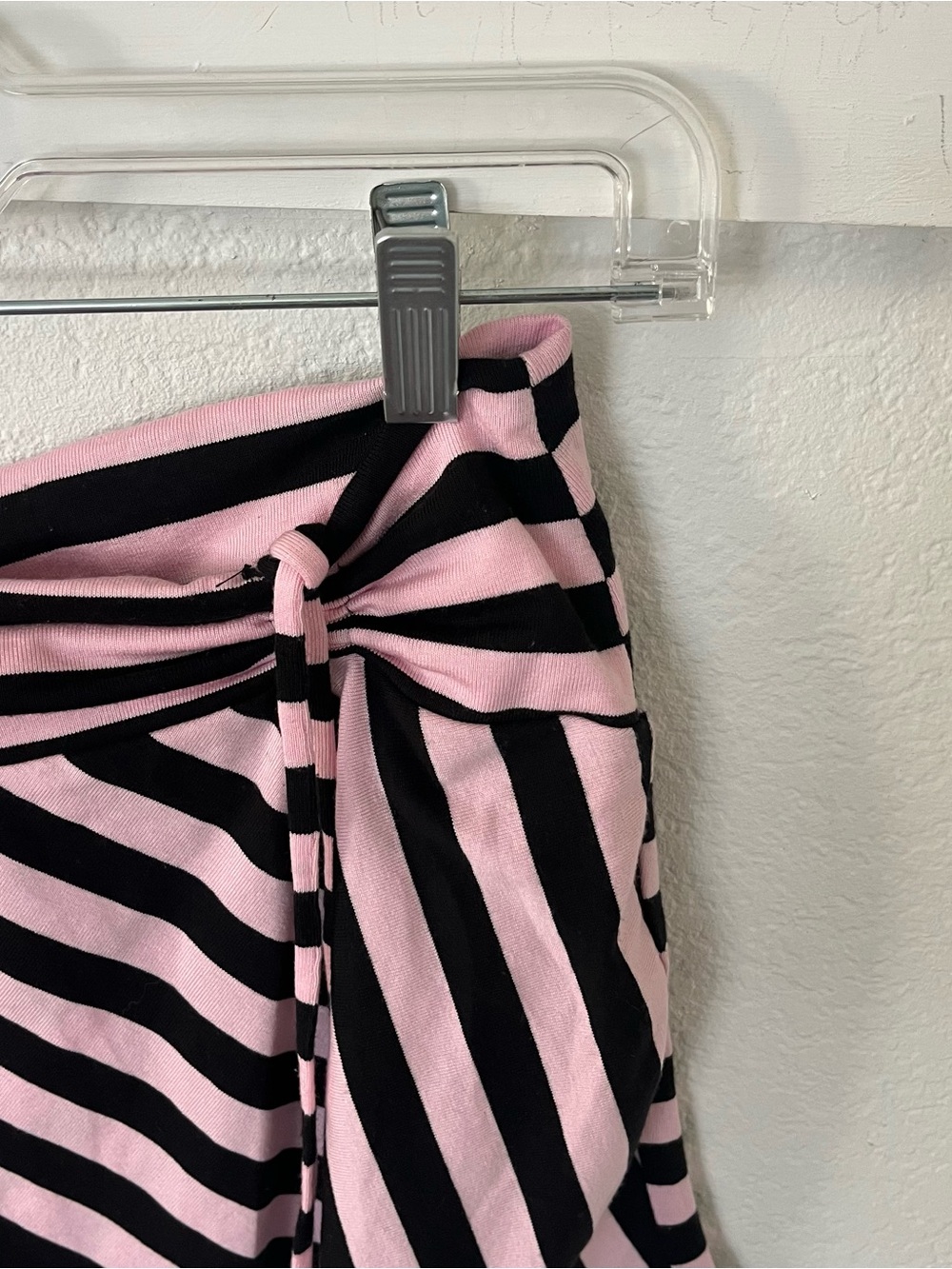 Vintage Tracy Evans Women's Large Striped 90s Mini Skirt - Picture 2 of 5